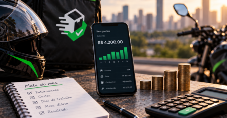 Meta de ganhos mensal: quanto faturar com entregas?